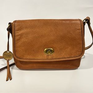 Margot NY Genuine Leather Crossbody Purse